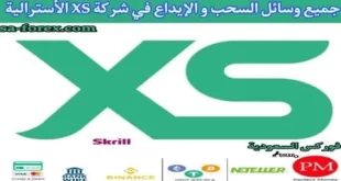 طرق السحب والايداع في شركة XS الاسترالية